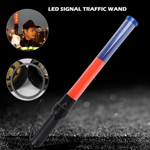 Traffic Safety Baton Light Warning LED Wand Road Control Light Police Equipment - Picture 1 of 14