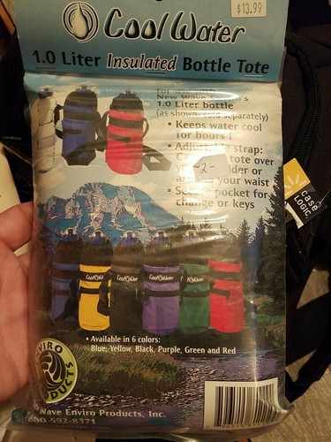 New Wave Enviro Products - Enviro-Bottle Tote 1.0 Liter Insulated Black - Picture 3 of 4