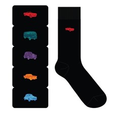 Mens Drive-Inspired Classic Car Embroidered Socks Pack of 5 pairs NON REFUNDABLE