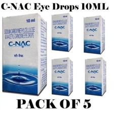 C-NAC Eye Drops Cataract N -Acetylcarnosine - 10ml Pack Of 5 Pcs