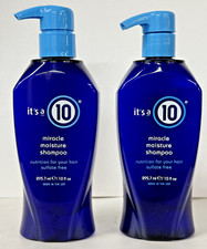 2 Pack - It's a 10 Miracle Moisture Shampoo Moisturizin Hydratant  10 fl oz