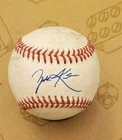 Autographed Baseball game used ZAK KENT Cleveland Guardians