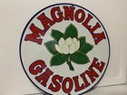 Magnolia gasoline Oil Gas metal round sign