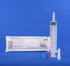 Strzykawka do pęcherzyków Sterylna 50/60 ml Strzykawka do ran Strzykawka do cewnika Stożkowa + ENFit + Luer