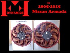 FF DYNAMICS EXTREME ELECTRONIC COOLING FAN SYSTEM FOR 2005-2015 NISSAN ARMADA V8