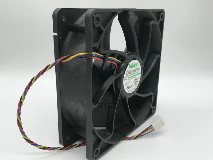 Nidec V12E12BS1B5-07 12V 1.85A 12038 for Ant S7 S9 special cooling fan 4pin - Image 2 of 3