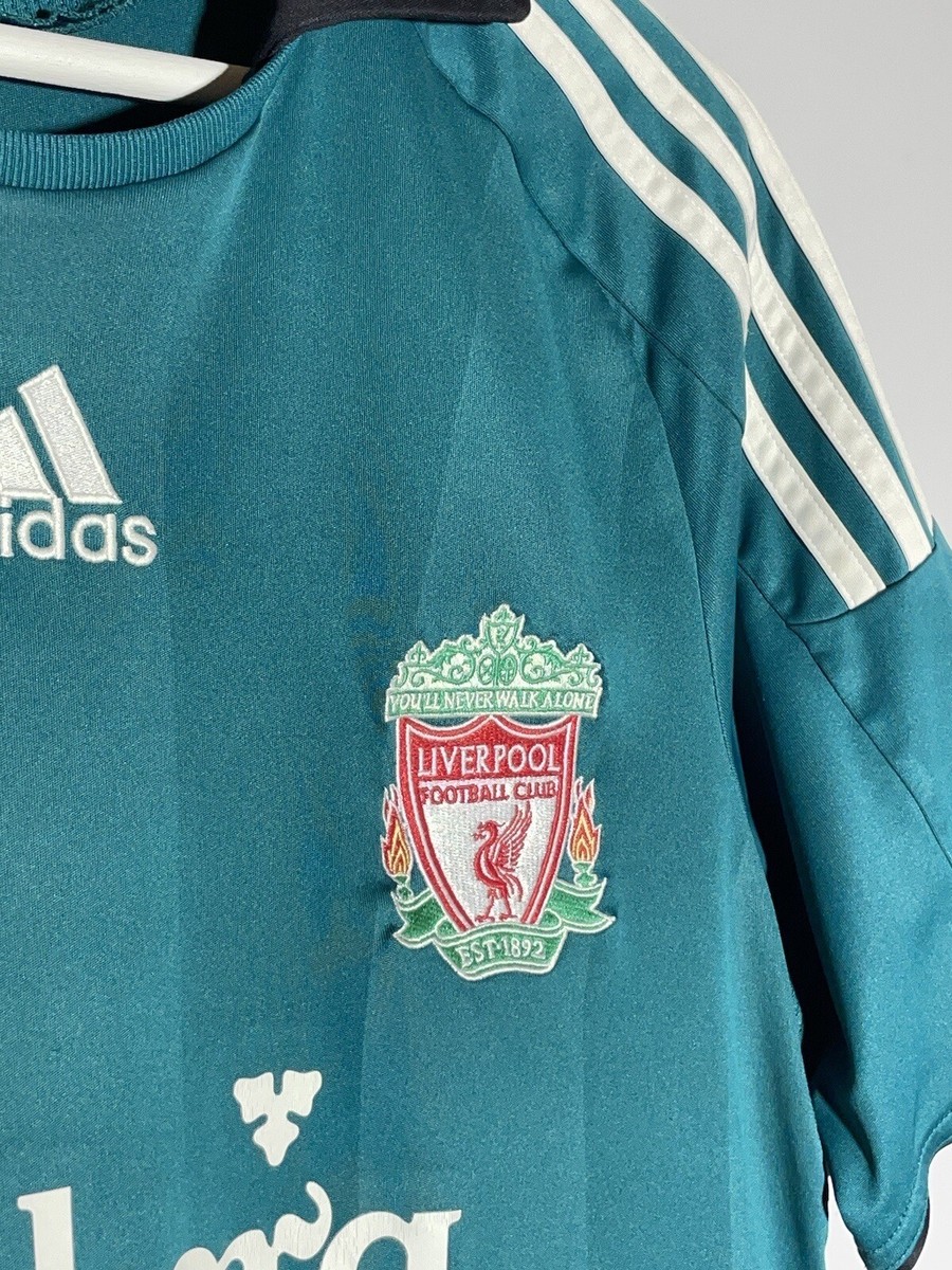 Liverpool FC Adidas 2008/09 Third Y2K Football Shirt Soccer