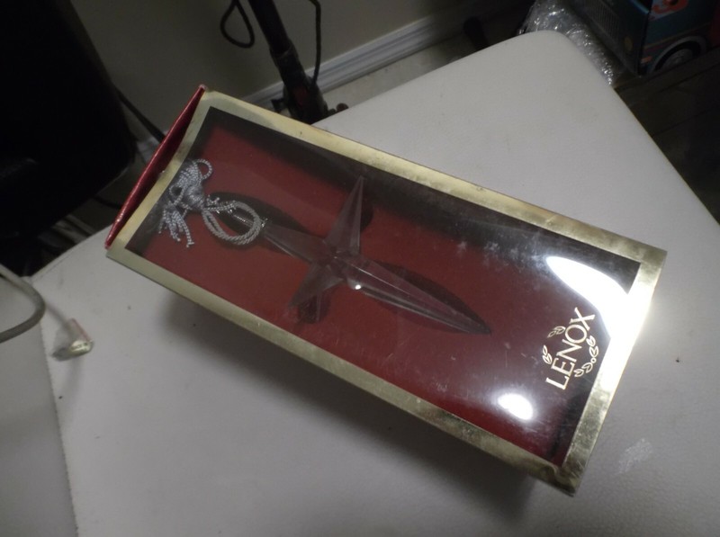 Lenox  Millennium Star Crystal Ornament 2000 Commemorative AS IS