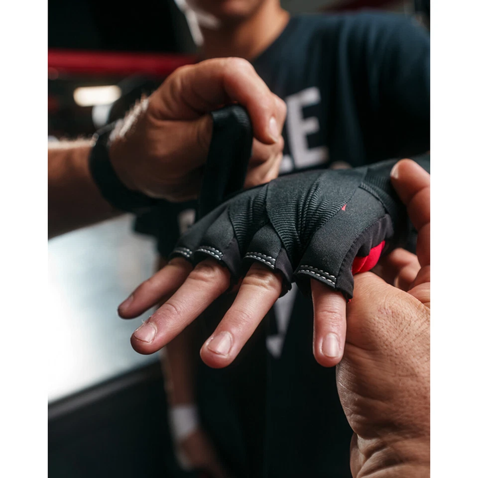 Title Boxing Gel Iron Fist Slip-On Custom Form Fit Knuckle Shields - Black - Image 4 of 4