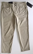 Lululemon Men ABC Classic Fit Pant Warpstreme LM5AQHS TRNH Trench Size 34” x 30”