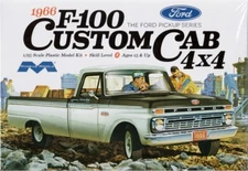 Moebius 1966 Ford F-100 Custom Cab Longbed 4x4 Pickup Truck with 352 V-8