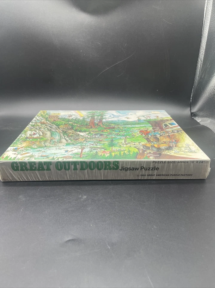 Gary Patterson Great Outdoors Jigsaw Puzzle 1981 Sealed Rare Great American NOS - Image 4 of 4
