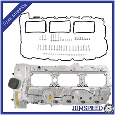 ALUMINUM Valve Cover w/ Gasket & Cap For BMW 135i 335i 535i 640i 740i X3 X5 N55