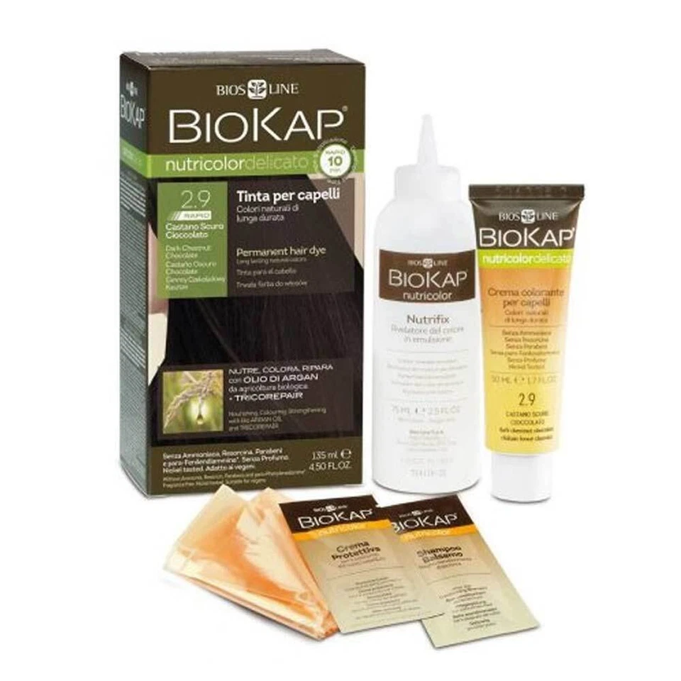 Bios Line Biokap Nutricolor Delicato Rapid 2.9 Castano Scuro Cioccolato 135 ml
