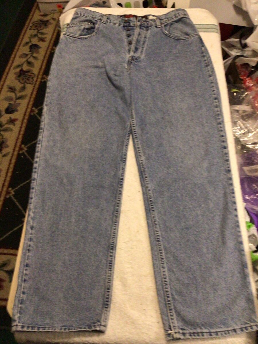 Men's VINTAGE LEVIS SILVERTAB LOOSE JEANS 36 W 34 L MADE IN Men's VINTAGE LEVIS SILVERTAB LOOSE JEANS 36 W 34 L MADE IN