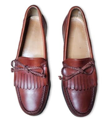Allen Edmonds Nottingham Kiltie Leather Loafers Shoes Brown Men’s Size 8.5 EEE Allen Edmonds Nottingham Kiltie Leather Loafers Shoes Brown  main image 2