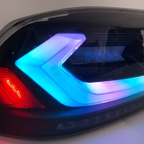 HCmotion RGB LED Tail Lights For Mitsubishi Lancer EVO X 2008-2017 Smoked 4Pcs - Foto 9 di 23