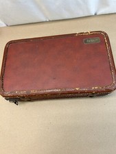 Vintage Selmer Bb Clarinet Leather Zipper Case For Restore