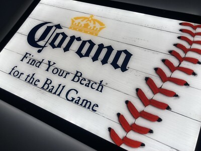  New Corona Extra Baseball LED Light Beer Bar Sign Not Neon for restaurant