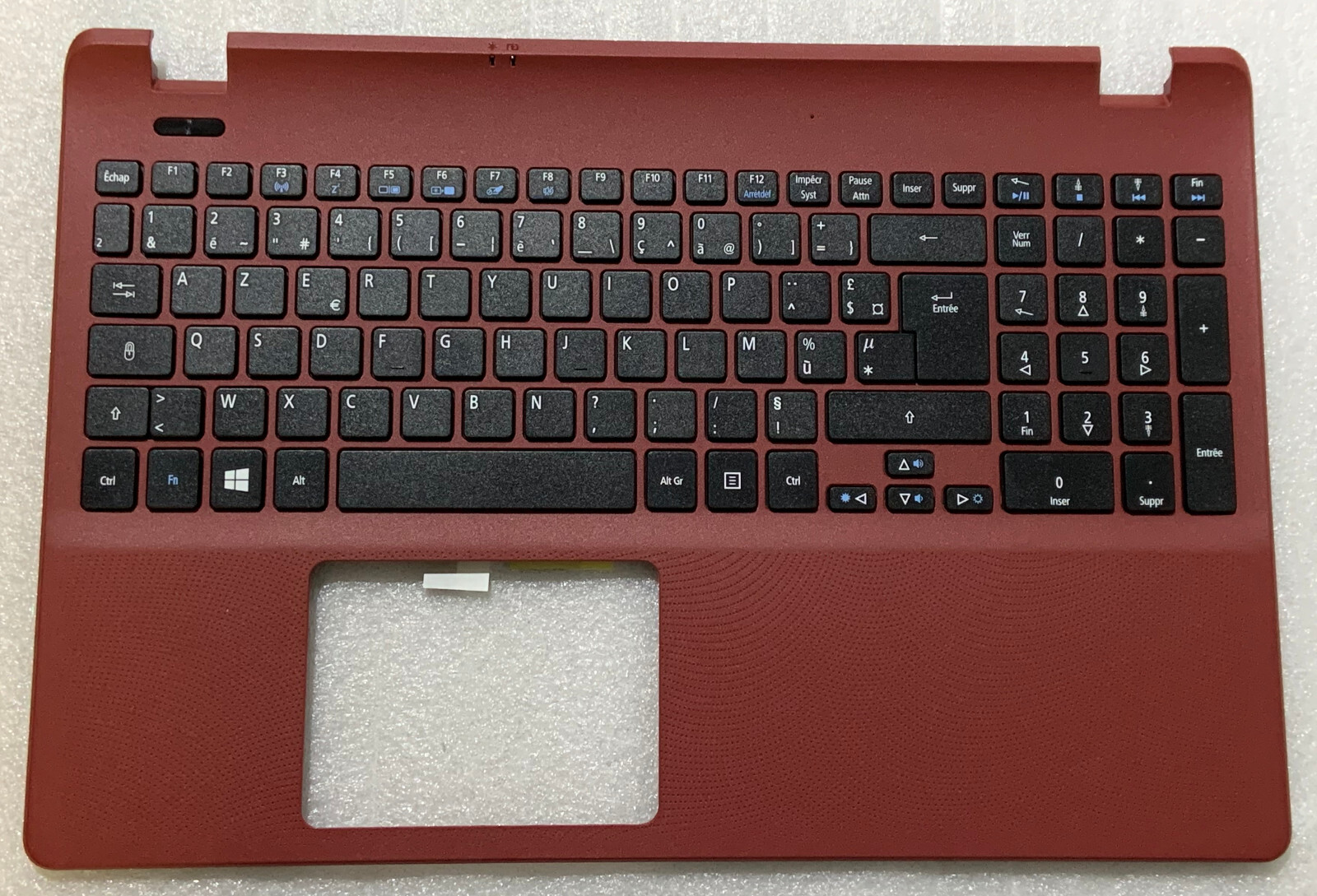 Clavier AZERTY Acer Aspire ES1-531 Rouge 6B.MZ9N1.012 avec Topcase