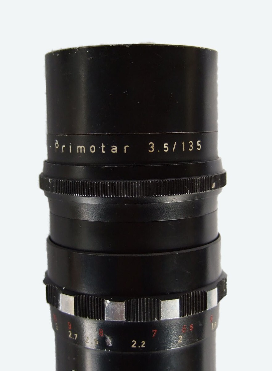 MEYER-OPTIK GORLITZ PRIMOTAR 135mm F3.5 15 BLADE LENS FOR MEYER-OPTIK GORLITZ PRIMOTAR 135mm F3.5 15 BLADE LENS FOR