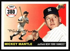 2007 Topps Mickey Mantle #MHR380 New York Yankees