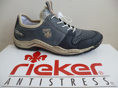 Rieker Women Slipper Sneakers Sports Shoes Blue L0538