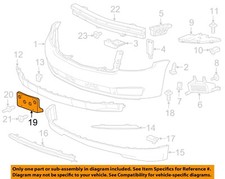 GM OEM 15-20 Suburban Front Bumper Bumper Components-License Bracket 23235997