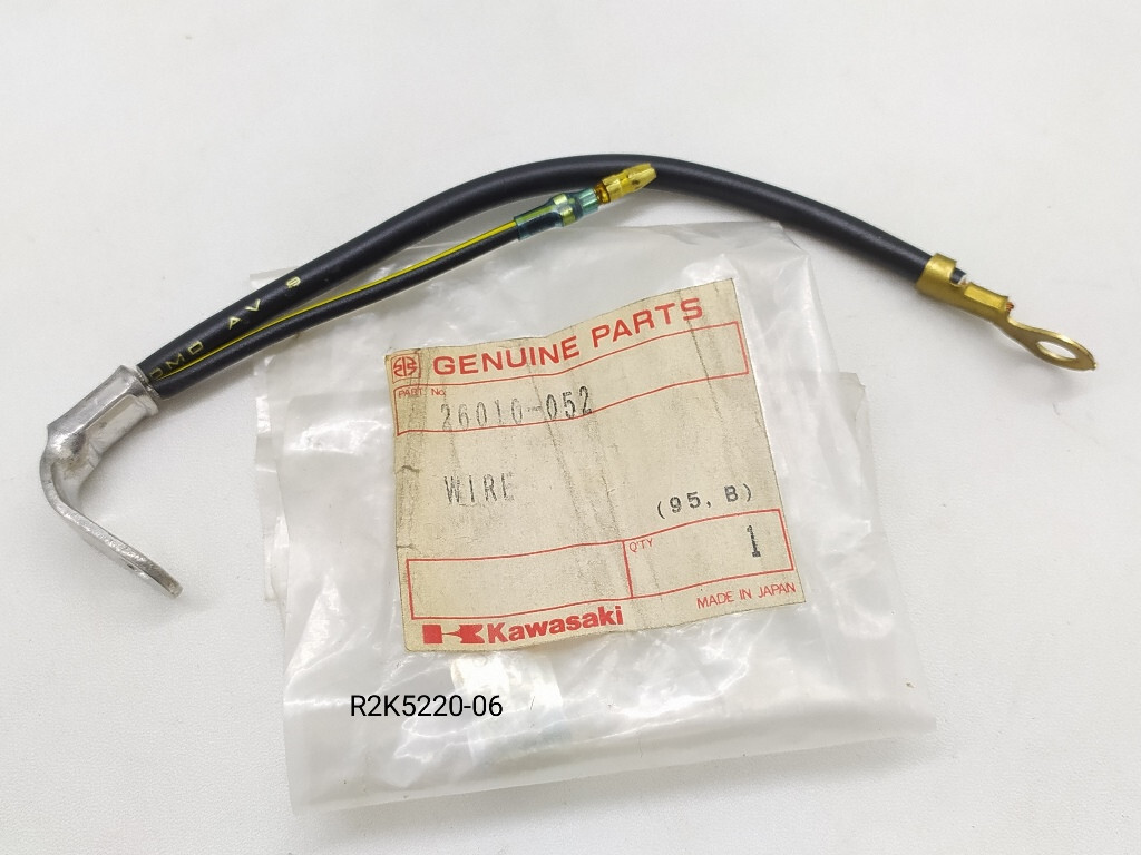 NOS OEM Kawasaki KZ200 KZ250 KZ305 Wire Lead Battery Ground 26010