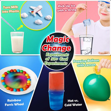 50 Science Lab Experiments Kit for Kids, STEM Activities Educational Scienti...