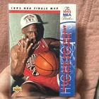 Upper Deck 1993 Michael Jordan #204 Chicago Bulls NBA Finals MVP Basketball Card