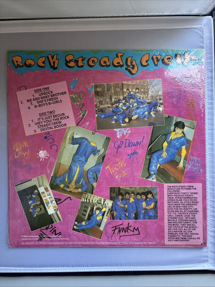 The Rock Steady Crew - Ready For Battle LP (VG) . - Image 2 of 4