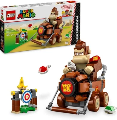 LEGO SUPER MARIO 72033 MARIO KART: DONKEY KONG E MAXIBARILE DK