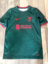 new boys childs XL liverpool football club shirt 2022/23 third kit 158-170cm