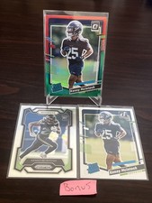 2023 Panini Donruss Kenny McIntosh Optic Preview Red and Green Card #391