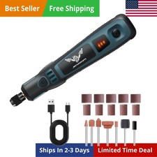 Mini Cordless Rotary Tool, 5-Speed 3.6V USB Rechargeable Rotary Tool Kit with...