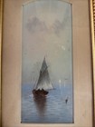 Early 20th Century Watercolour - Circa 1897 - Fishing Boat Scene — photo 3