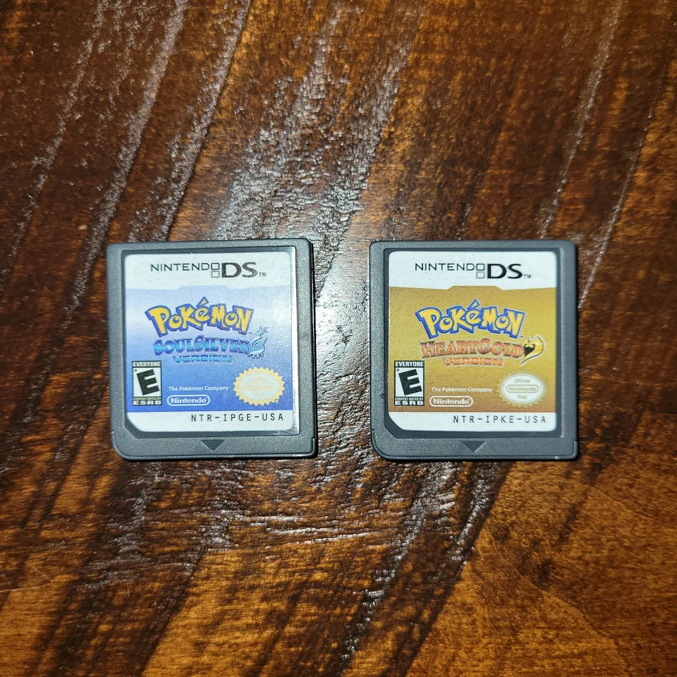 Pokemon: HeartGold & SoulSilver (Nintendo DS) Duo Pack - Tested - Fast Shipping! - Image 2 of 4