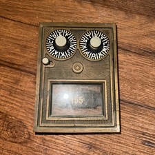 Antique Corbin Brass Post Office Box Double Combination Door 155