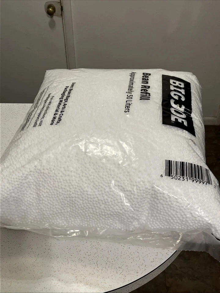 Frijoles de poliestireno de recarga Big Joe Bean para bolsas de frijoles o artesanías 50 litros Foto 4 de 4