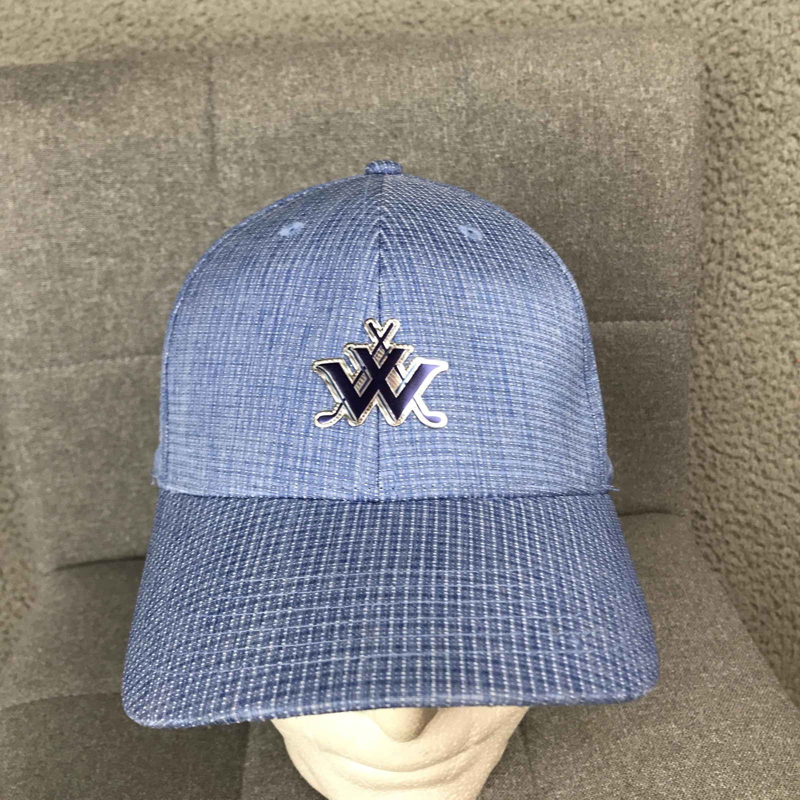 Ahead Performance Hat Cap Strap Back Blue UPF 50+… - image 2