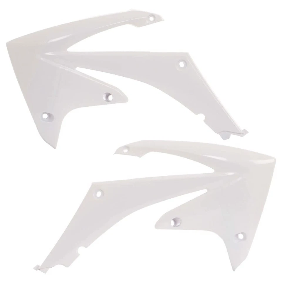 Cucharas de radiador Acerbis blancas para Honda CRF250R 2010-2013 Foto 4 de 4