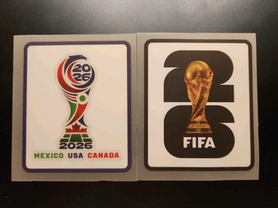 FIFA WORLD CUP 2026 JERSEY KIT PATCH SET OF 2 USA MEXICO CANADA NEW