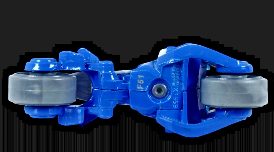 2013 Hot Wheels MAX STEEL MOTORCYCLE ~ Blue / White ~ HW Imagination # 59/250 - Image 4 of 4