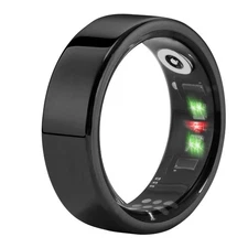 Smart Ring Fitness Tracker, Heart Rate Sleep Blood Oxygen Water Resistant Blu...