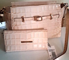 BRAHMIN Hillary-Coud Dancer Pagosa with  tching Wallet NWT $450