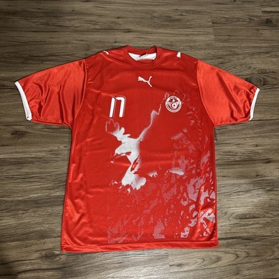 Tunisia 2006 World Cup Home Jersey | Vintage Soccer XXL   JOMAA