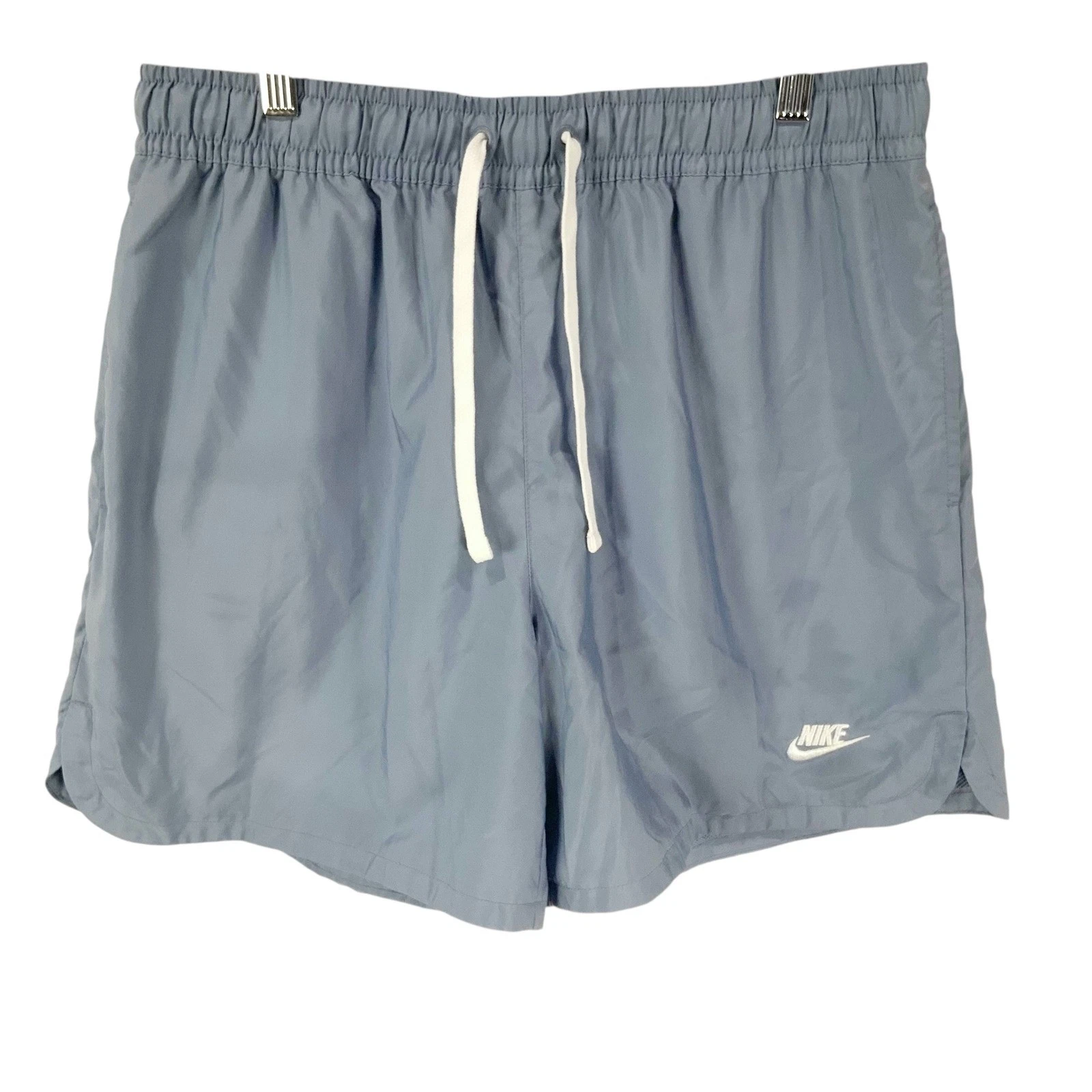 Nike Men's Blue Athletic Shorts Lightweight Drawstring Pockets Size L Mesh Lined