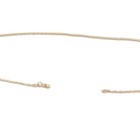 14K Yellow Gold 1/4 ct Round Diamond Solitaire Bezel Pendant Necklace 18" — photo 4
