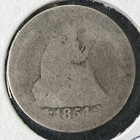 1854 Arrows Seated Liberty Silver Quarter Poor  Lowball Type Set